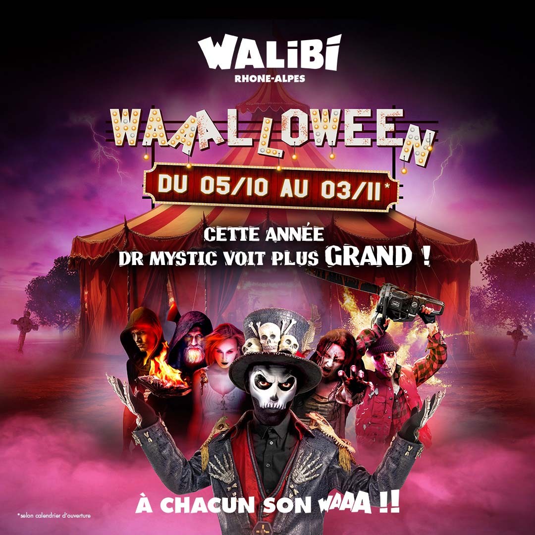 Halloween à Walibi Rhône-Alpes 2024 Le Lutécien Shop